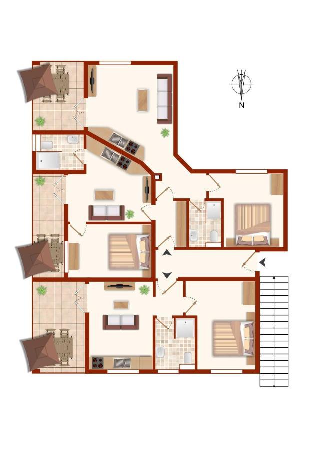 Apartment Novak Vir Exteriör bild